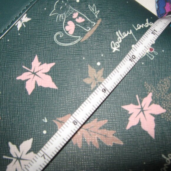 Like New Radley London Forest Friends (Green) Ziptop Crossbody Bag - Picture 12 of 14